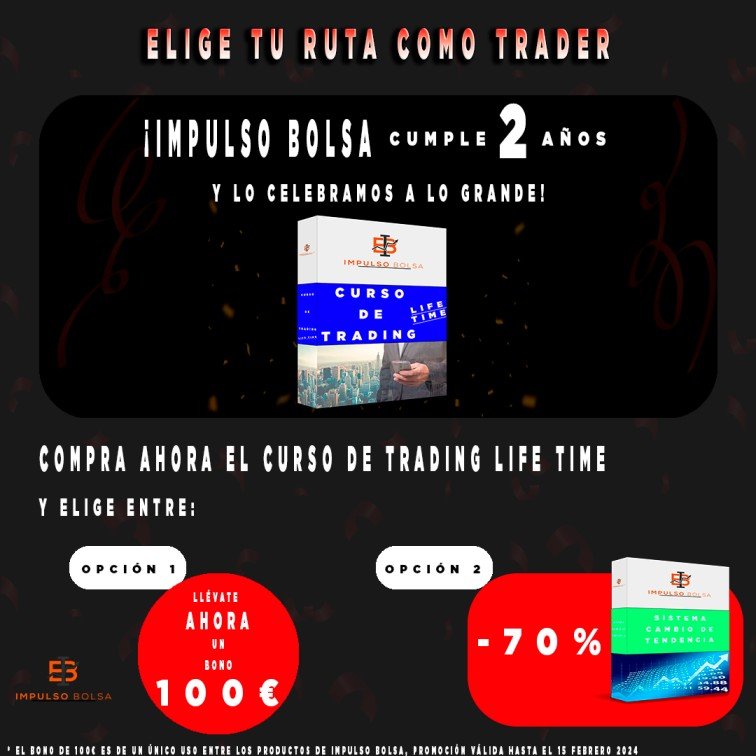 publicidad 2 aniversario impulso bolsa